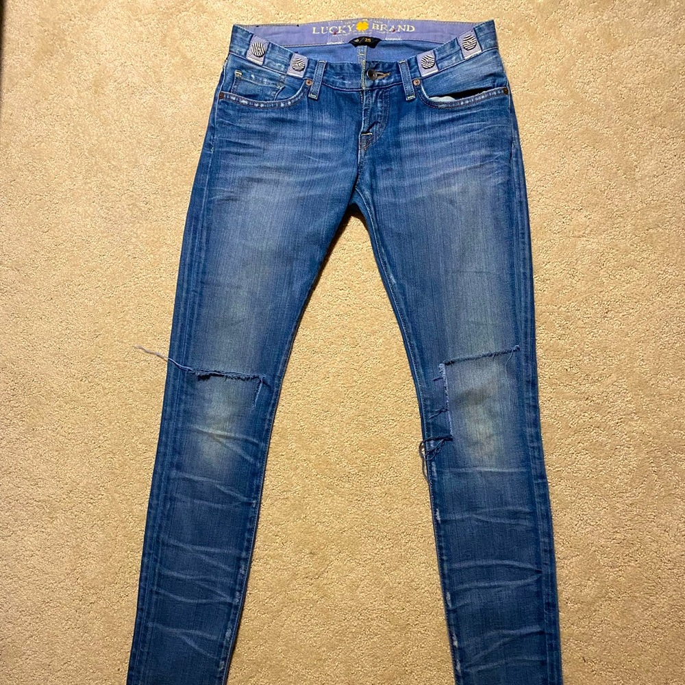 Lucky Brand Straight cut jeans size 0 (waist 25)